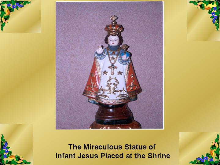 Dedicated to Infant Jesus